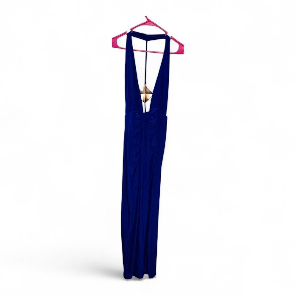 Fashion Nova Royal Blue Backless Dress - Picture 3 of 3